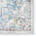 Close-up corner of Momeni Afshar Indoor Rug - AFS32 Light Blue