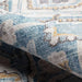 Close-up fold of Momeni Afshar Indoor Rug - AFS32 Light Blue