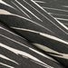 Close-up of Couristan Dolce Indoor/Outdoor Rug - Parquet/Charcoal shows the texture and diagonal stripe detail of the fabric