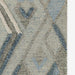 Close-up of Momeni Allegro Indoor Rug - ALL-1 Blue shows its textured design with raised diamond shapes