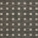 Close-up of Momeni Archer Indoor Rug - ARC-1 Charcoal shows its flexible, soft material with a sturdy edge finish