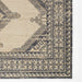Close-up of border design of the Momeni Anatolia Indoor Rug - ANA-10 Charcoal