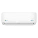 Close-up of the sleek white indoor wall-mounted unit of the Senville 18000 BTU Mini Split Air Conditioner - Heat Pump - SENL18CD with the “LETO” logo on the right