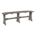 Coastal Gray LuxCraft 52 Table Bench