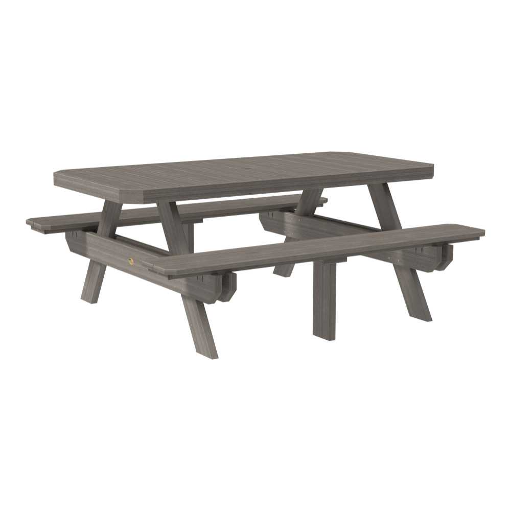 LuxCraft 6' Rectangular Picnic Table-Freedom Room