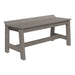 Coastal Gray LuxCraft Cafe Dining Bench 41