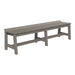 Coastal Gray LuxCraft Cafe Dining Bench 72