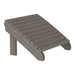 Coastal Gray LuxCraft Deluxe Adirondack Footrest