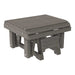 Coastal Gray LuxCraft Glider Footrest