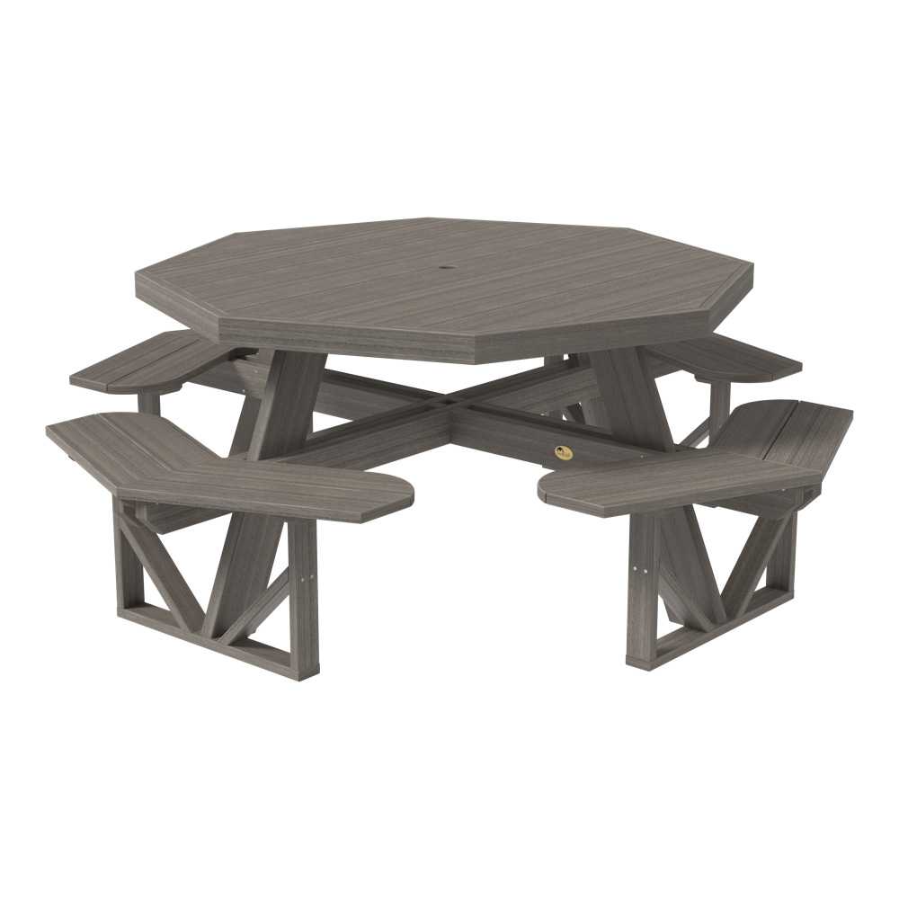 LuxCraft Octagon Picnic Table-Freedom Room