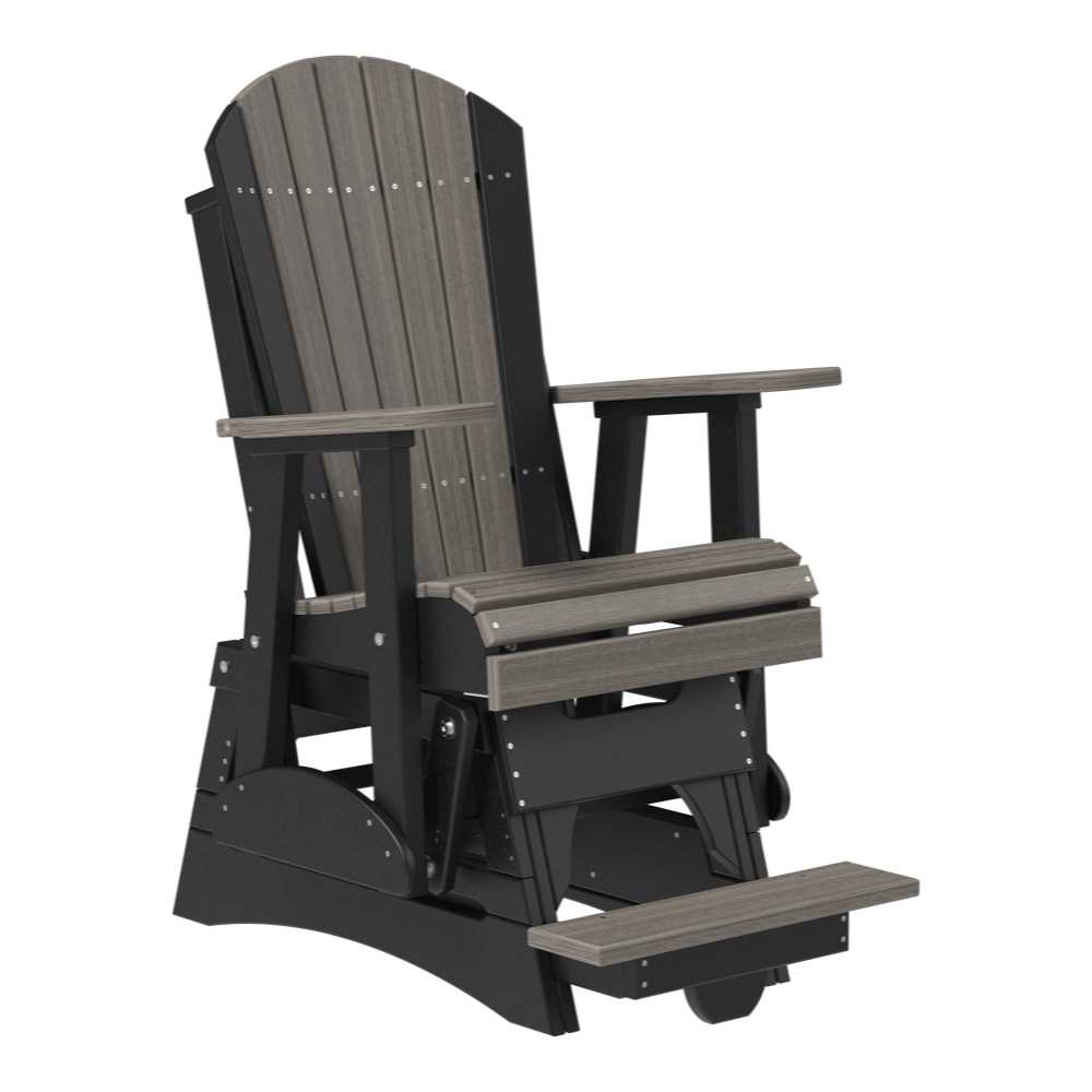 LuxCraft 2' Adirondack Balcony Glider Chair-Freedom Room