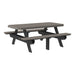 LuxCraft 6' Rectangular Picnic Table-Freedom Room