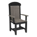 Coastal Gray and Black LuxCraft Classic Arm Chair