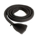 Coiled in loops with one end unzipped and open, Golden Designs Dynamic Cold Therapy Neoprene Hose Cover is a black neoprene sleeve shown on a white background