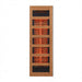 Combined carbon and near infrared heater panel with glowing elements used in Golden Designs Maxxus 2 Person Full Spectrum Infrared Sauna in Red Cedar