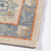 Corner of Momeni Anatolia Indoor Rug - ANA-8 Blue displays its precise edges and high-quality craftsmanship