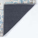 Corner underside of Momeni Afshar Indoor Rug - AFS32 Light Blue