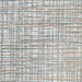 Couristan Cape Indoor/Outdoor Rug - Falmouth/Ivory-Coral is pictured from a top-down view, clearly showing the full design in its grid-like stripe pattern
