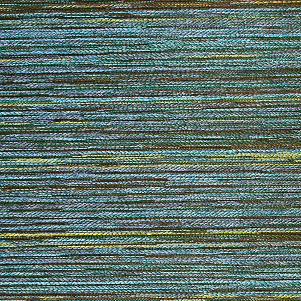 Couristan Cape Indoor/Outdoor Rug - Hinsdale/Teal-Cobalt features a textured blend of teal, cobalt, and green hues in a tightly woven horizontal pattern