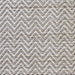 Couristan Cape Indoor/Outdoor Rug - Marion/Light Brown-Ivory displays its full repeating chevron pattern in a close-up