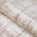 Couristan Charm Indoor/Outdoor Rug - Tiverton/Sand-Ivory shows the rug partially rolled up