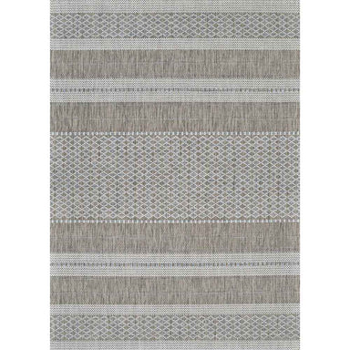 Couristan Charm Indoor/Outdoor Rug - Yukon/Twig is fully shown from above