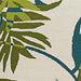 Couristan Covington Indoor/Outdoor Rug - Jungle Leaves/Ivory-Forest Green displays crisp leaf detailing on an ivory base with aqua and forest tones