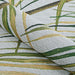 Couristan Dolce Indoor/Outdoor Rug - Bamboo Forest/Frost is shown gently folded