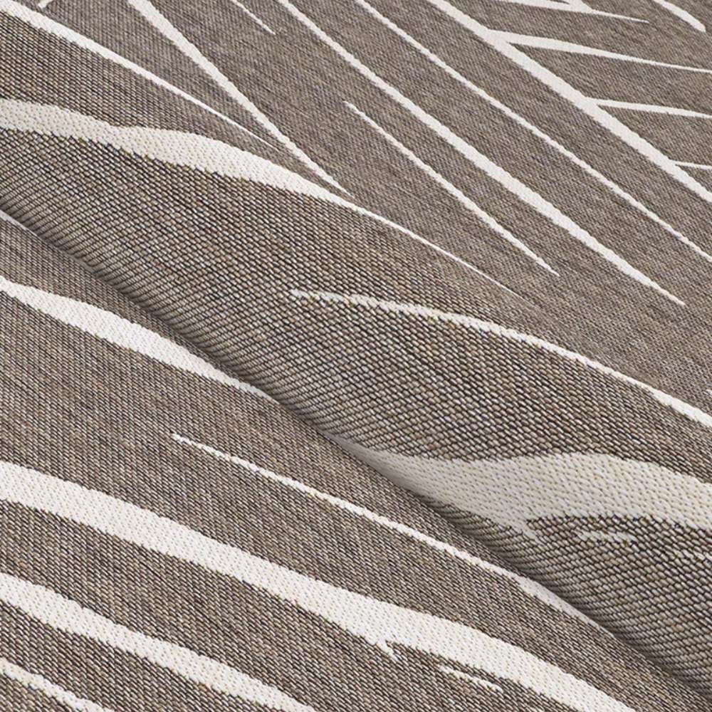 Couristan Dolce Indoor/Outdoor Rug - Parquet/Mocha is folded
