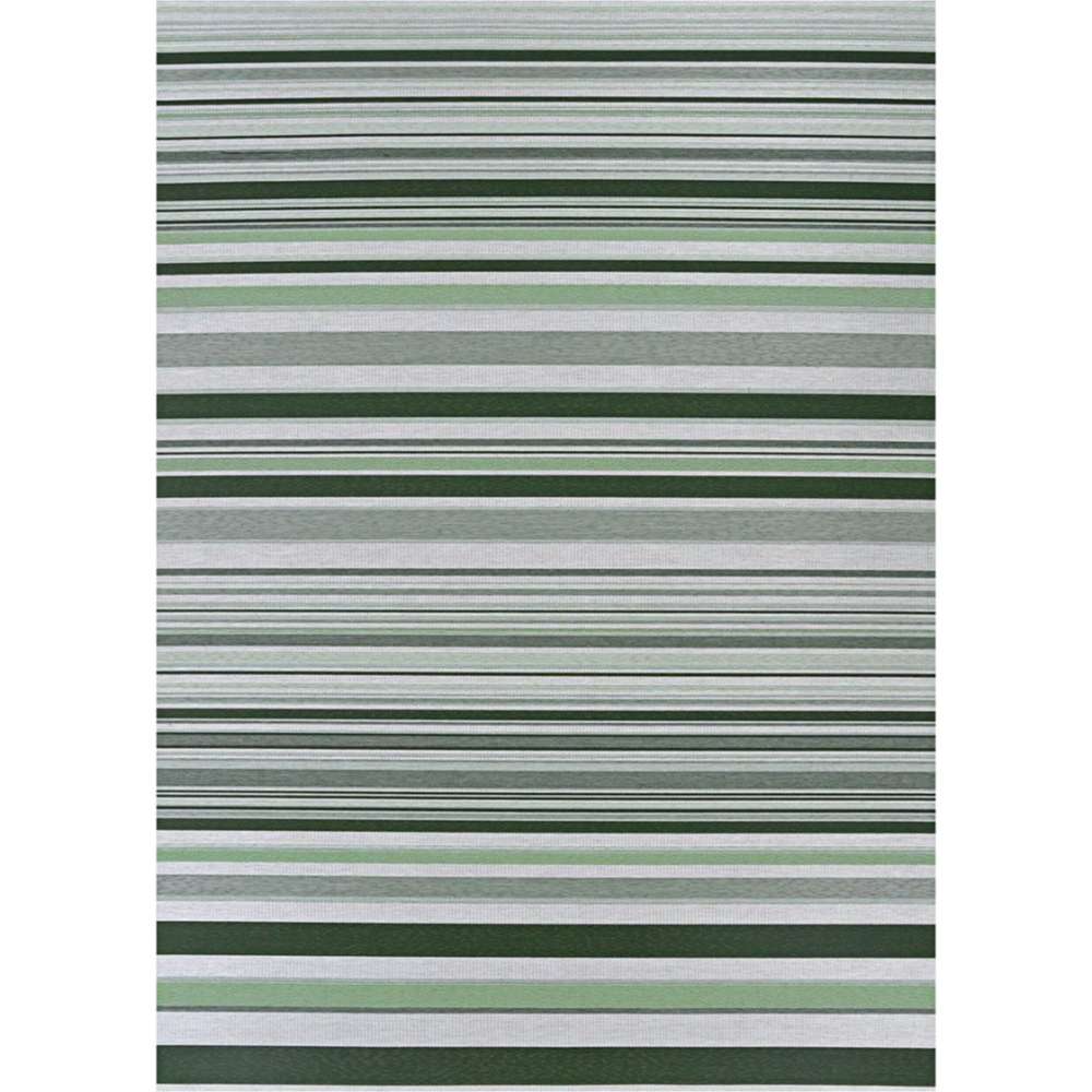Couristan Dolce Indoor/Outdoor Rug - Striped/Grass is shown from a vertical top-down view