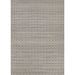 Couristan Fez Indoor/Outdoor Rug - Riad/Ash is shown fully laid out, displaying its repeating ash-gray geometric design in a rectangular shape