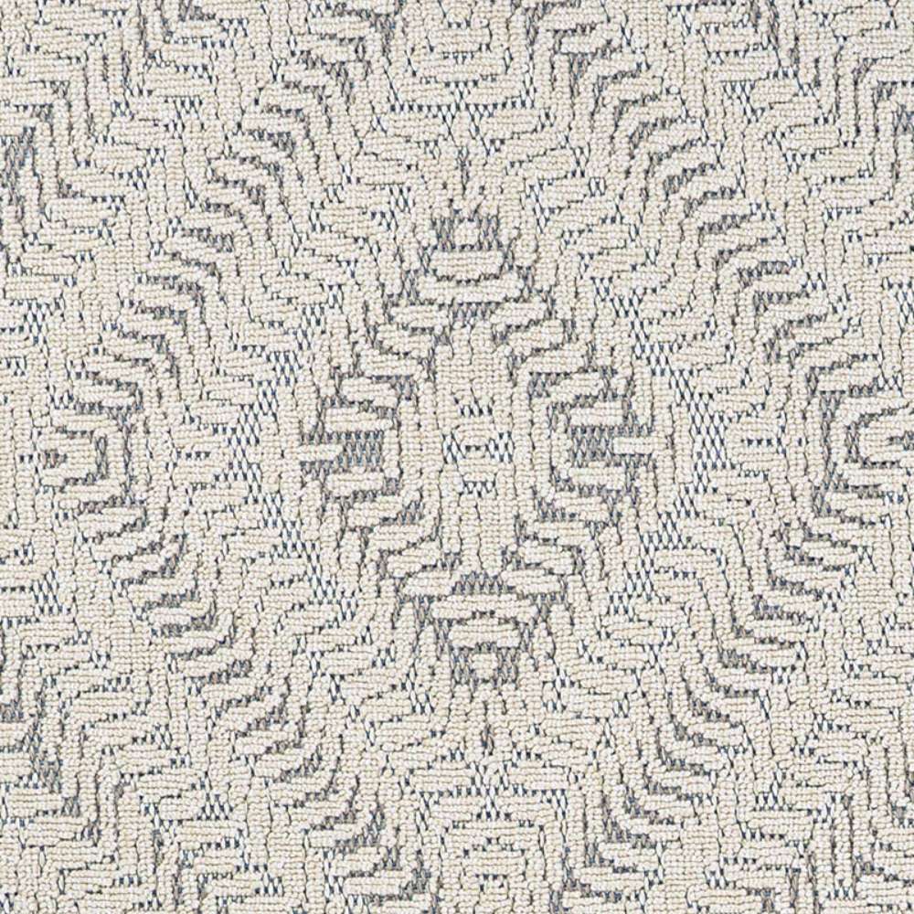Couristan Liguria Indoor/Outdoor Rug - Levanto/Aqua is displayed in a close-up view of its diamond-patterned texture and aqua-ivory design