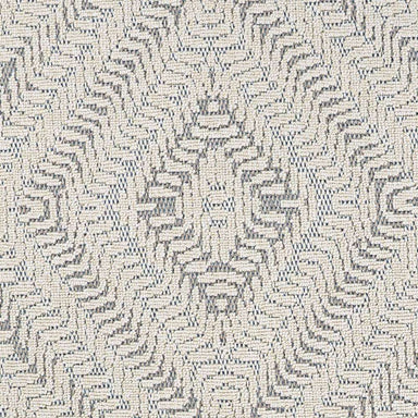 Couristan Liguria Indoor/Outdoor Rug - Levanto/Aqua is displayed in a close-up view of its diamond-patterned texture and aqua-ivory design