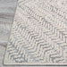 Couristan Liguria Indoor/Outdoor Rug - Levanto/Aqua is photographed at another angle
