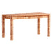 Crate & Barrel Emerson 60" Mappa Burl Desk viewed from the front corner, highlighting its seamless burl wood veneer and three flush drawers