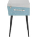 Crosley Bermuda Portable Turntable with Bluetooth InOut - Tourmaline is shown from the side