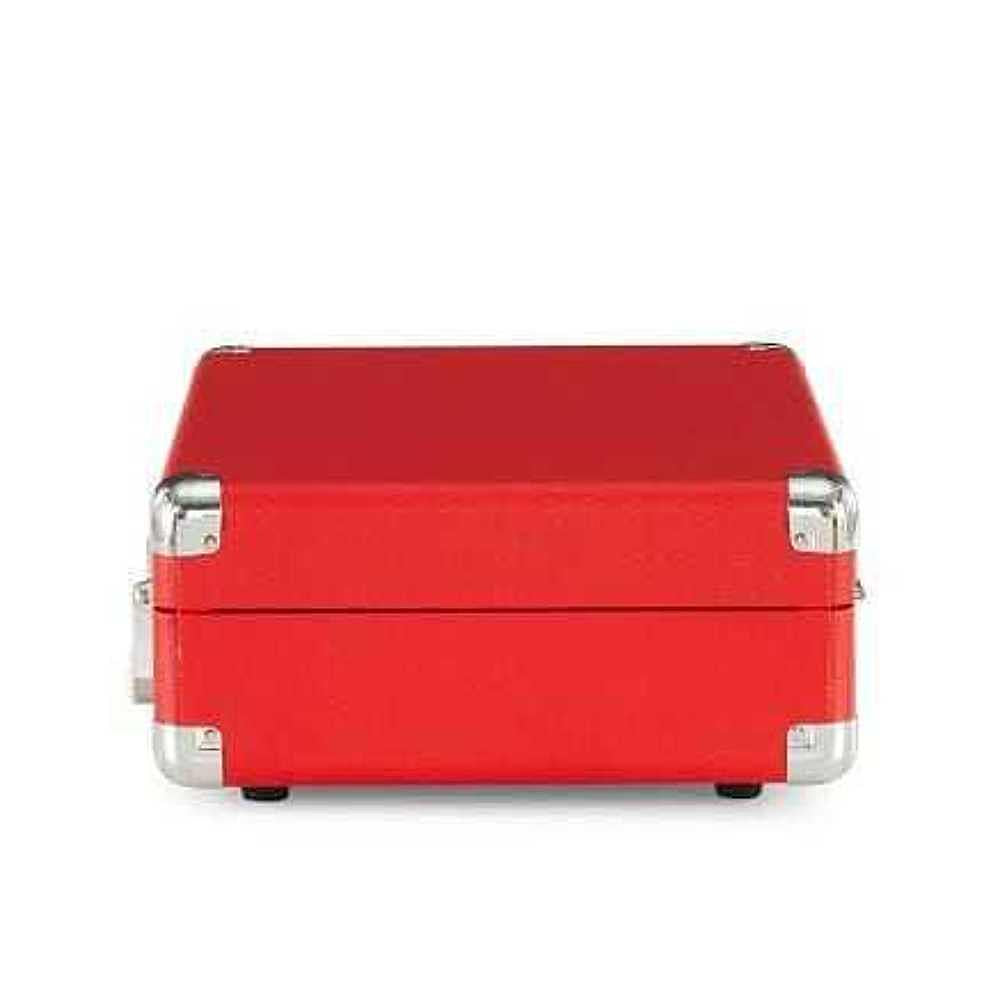 Crosley Cruiser Plus Portable Turntable with Bluetooth InOut - Exclusive Red Vinyl is captured closed