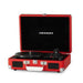 Crosley Cruiser Plus Portable Turntable with Bluetooth InOut - Exclusive Red Vinyl is pictured open