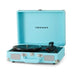 Crosley Cruiser Plus Portable Turntable with Bluetooth InOut - Exclusive Turquoise is displayed open