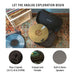 Crosley Discovery Portable Turntable with Bluetooth Out - Black is shown open on a colorful rug playing a gold vinyl record, with a wooden crate of albums nearby