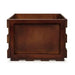 Crosley Record Storage Crate - Mahogany features an open slatted design for easy access and classic vinyl storage
