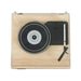 Crosley Scout Turntable - Natural is shown from above with the dust cover closed