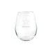 Dallas Cowboys Crate & Barrel NFL Aspen 11.75oz Stemless Wine Glass, Set of 4 featuring an etched star and Cowboys wordmark on clear glass
