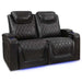 Dark Chocolate Valencia Oslo Home Theater Seating Row of 2 Loveseat Width 62 Height 42.75 Depth 38