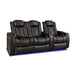 Dark Chocolate Valencia Tuscany Home Theater Seating Row of 3 Loveseat Left Width 92.25 Height 43.5 Depth 40