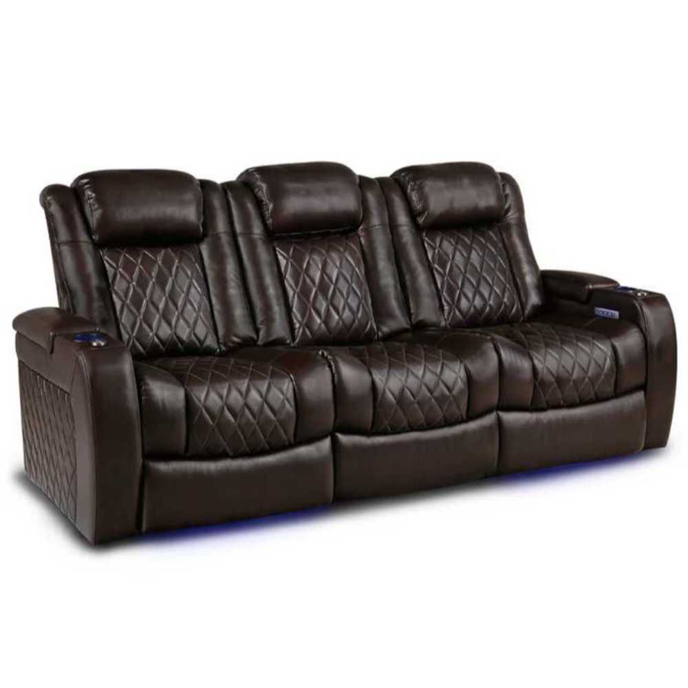 Dark Chocolate Valencia Tuscany XL Home Theater Seating Set of 3 Width 90 Height 46 Depth 39.5