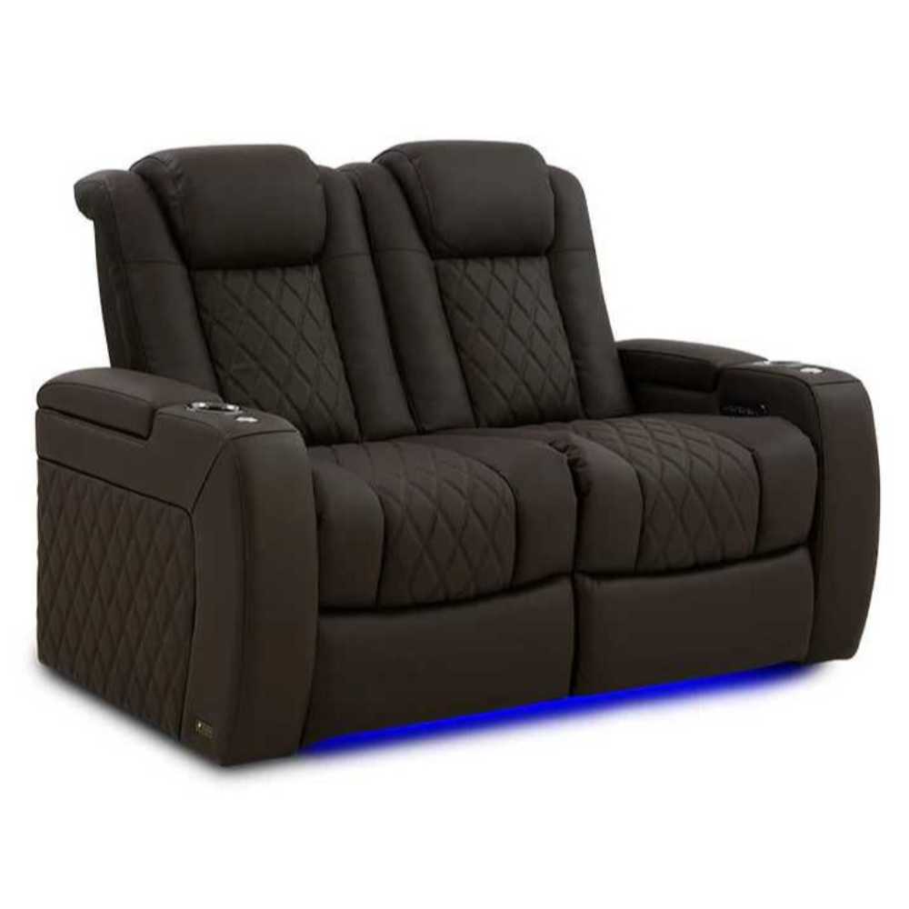 Dark Roast Valencia Tuscany Ultimate Edition Home Theater Seating Row of 2 Width 68.25 Height 43.5 Depth 40