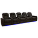 Dark Roast Valencia Tuscany Ultimate Edition Home Theater Seating Row of 5 Loveseat Left Width 153.75 Height 43.5 Depth 40