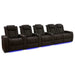 Dark Roast Valencia Tuscany Ultimate Edition Home Theater Seating Row of 5 Width 160.5 Height 43.5 Depth 40