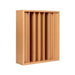 Demi Beech GIK Acoustics Q7D Quadratic Residue Diffuser in beech wood finish with deep vertical wells for sound diffusion